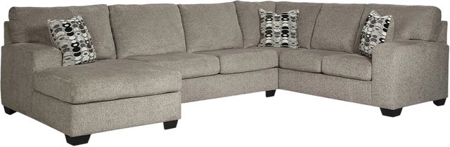 Signature Design by Ashley® Ballinasloe 3-Piece Platinum Left-Arm Facing Sectional and Chaise-0