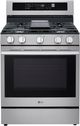 LG 30" PrintProof® Stainless Steel ProBake Convection® Smart Freestanding Gas Range-0
