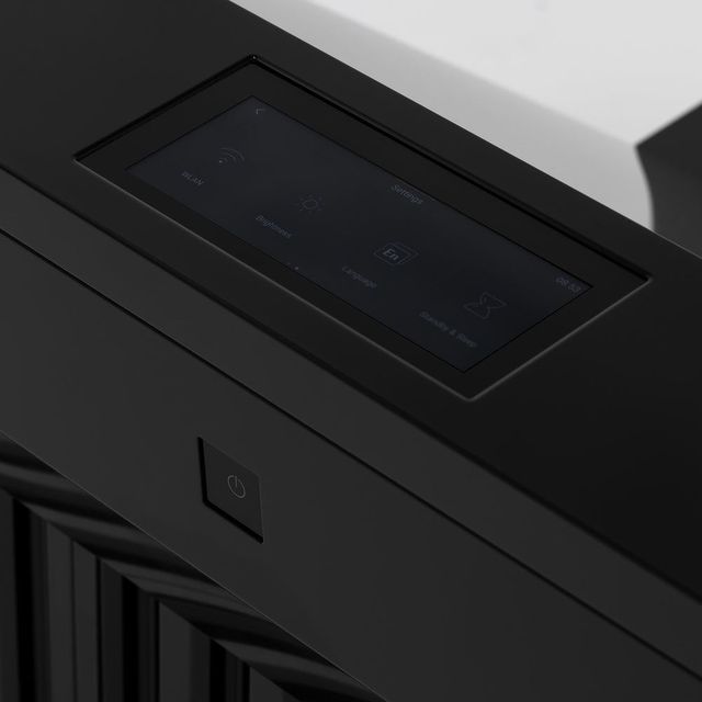 Induction Hardware 48" Black Stainless Steel Wall Mounted Range Hood-3