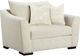 Fusion Furniture Vibrant Vision Oatmeal Chair and a Half-0