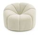 VIG Furniture Divani Casa Gadson White Swivel Accent Chair-0
