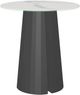 Amisco Customizable Gemma 40" Round Bar Height Pub Table with 0.5" Italian Porcelain on Glass Top-0