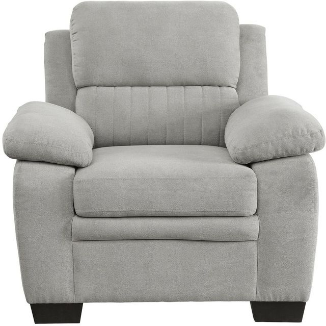 Mazin Furniture Holleman Gray Upholstered Accent Chair-1