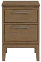 Whittier Wood® Furniture Bailey Nutmeg Small Nightstand-3