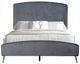 New Classic® Home Furnishings Kailani Gray Upholstered Queen Panel Bed-2