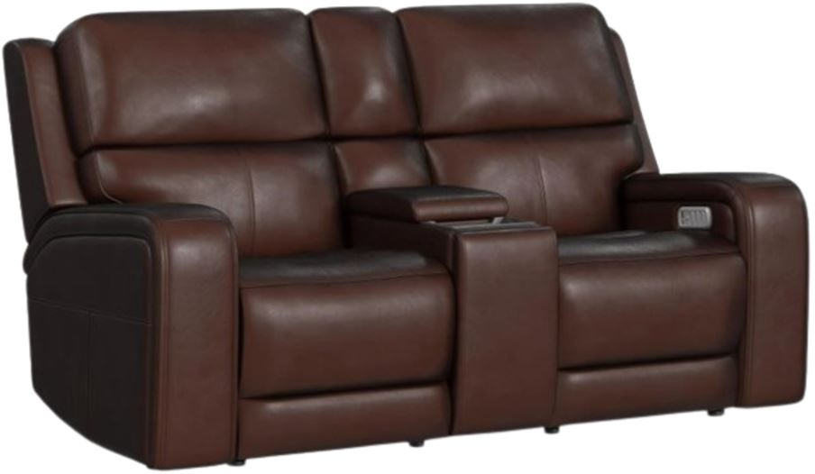 Flexsteel® Oasis Truffle Power Reclining Loveseat with