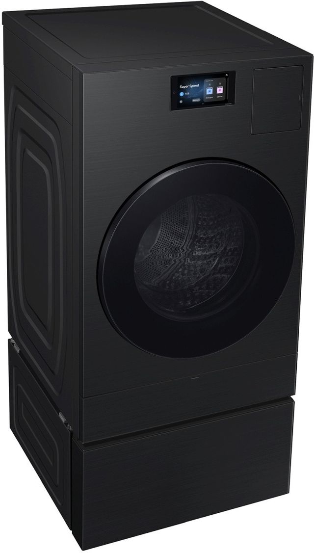 Samsung Bespoke AI Laundry Combo™ 27" W x 15" H Brushed Black Laundry Pedestal with Storage Drawer-4