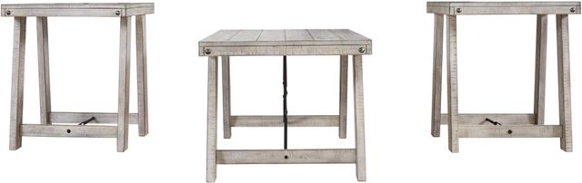 Signature Design by Ashley® Carynhurst 3-Piece Whitewash Occasional Table Set-2