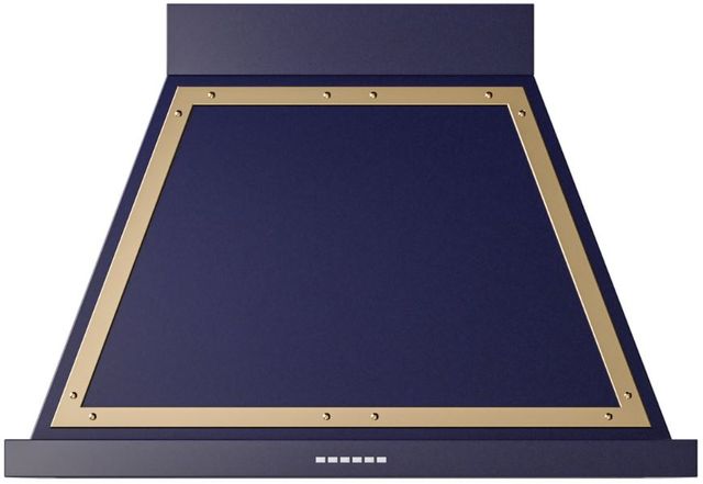 Ilve® Nostalgie II Noblesse 36" Midnight Blue Wall Mounted Range Hood-0