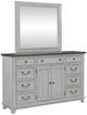 Liberty Furniture River Place 3-Piece Riverstone White/Tobacco Queen Panel Bedroom Set-3