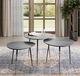 Jofran Inc. Global Archive Reeves 3-Piece Black Nesting Table Set-1