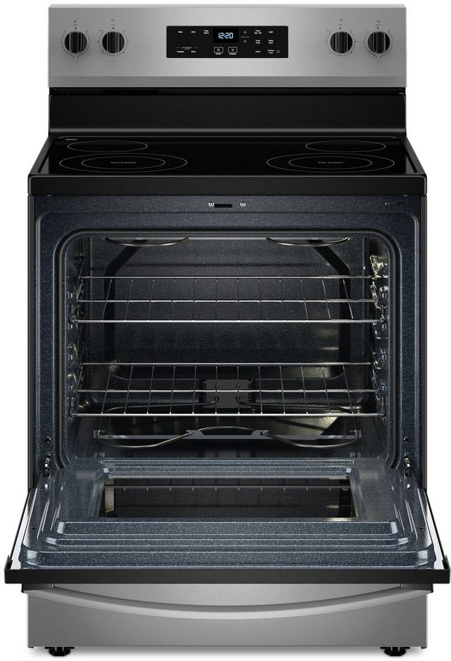 Whirlpool® 30" Stainless Steel Freestanding Electric Range-1