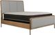 Coaster® Arini Sand Wash/Grey Eastern King Upholstered Panel Bed-0