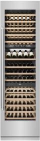 ZLINE 24 in. 12.4 Cu. Ft. Triple Zone 100 Bottle Column Wine Cooler in Stainless Steel-2