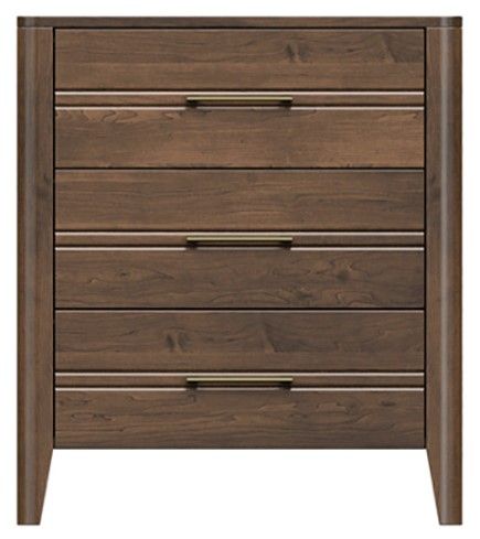 Country View Woodworking Brown Maple 30" Bedside Chest-0