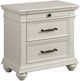 Elements International Slater 4-Piece Antique White King Platform Bedroom Set-5