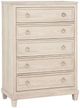 Coaster® Pembroke 5-Piece Cream/Washed Oak Queen Panel Bedroom Set-2