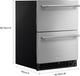 KitchenAid® 24" 4.3 Cu. Ft. Stainless Steel Panel Ready Refrigerator Drawer-1