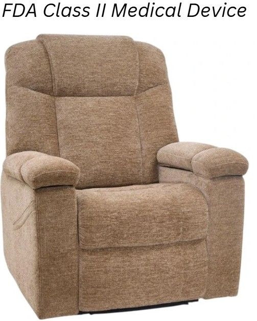 UltraComfort™ Venice Sand Large Power Lift Recliner-0