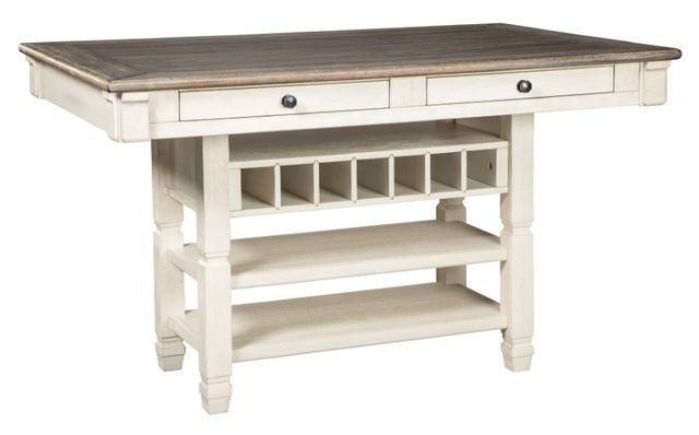 Signature Design by Ashley® Bolanburg 5-Piece Two-Tone Counter Height Dining Set-1