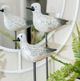 Crestview Collection Coastal Bird 2-Piece White Statue Set-4