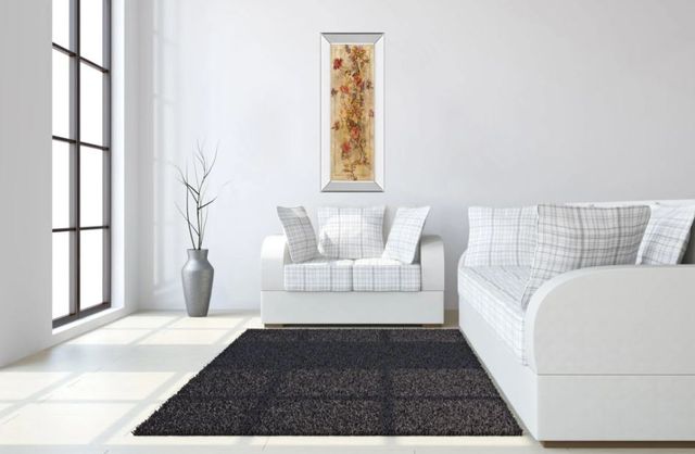 Classy Art Fleur Delicate l by Georgie Mirror Framed Wall Art-2