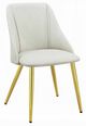 ACME Furniture Gaines 2-Piece Gold/White Side Chair Set-0