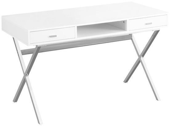 Monarch Specialties Inc. White 48" Computer Desk-0