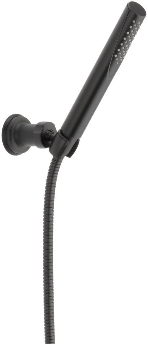Delta Compel® Matte Black Premium Single-Setting Adjustable Wall Mount Hand Shower-0