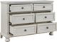 Signature Design by Ashley® Robbinsdale Antique White 6-Drawer Dresser-1