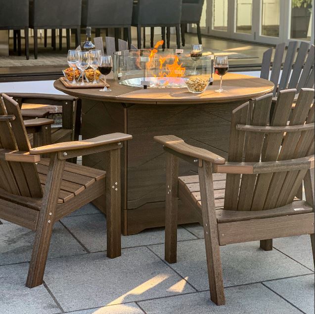 Seaside Casual  Aura Fire Table 6" Dining Height Riser-1