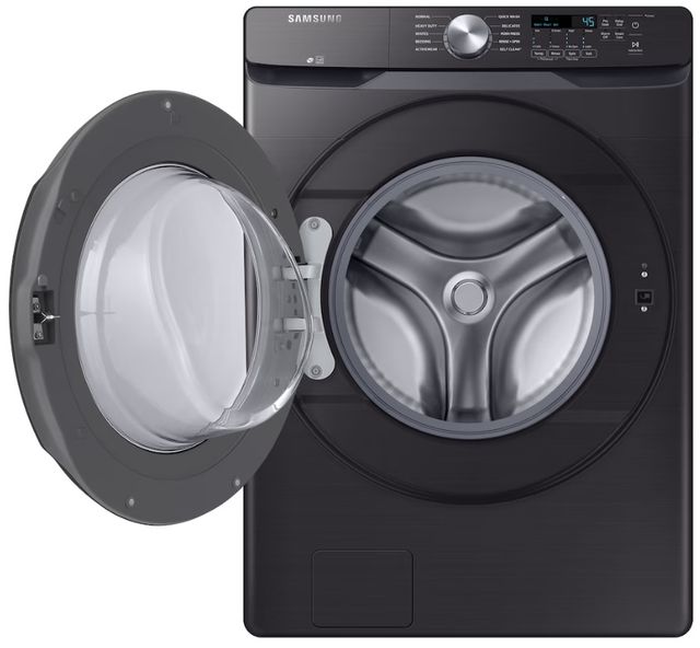Samsung 5.2 Cu.Ft. Black Front Load Washer-1