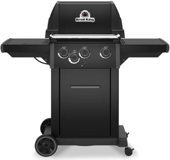 Broil King® Royal™ 340 Shadow 4-Burner Black Freestanding Natural Gas Grill-0