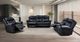 Furniture of America® Agata Black Glider Recliner-2