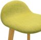 Armen Living Vera 4-Piece Brown/Moss Green Barstool Set-5