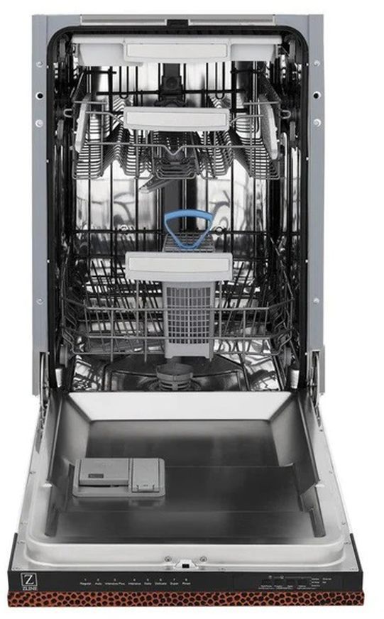 ZLINE Tallac Series 24" Hand-Hammered Copper Built-In Dishwasher-2
