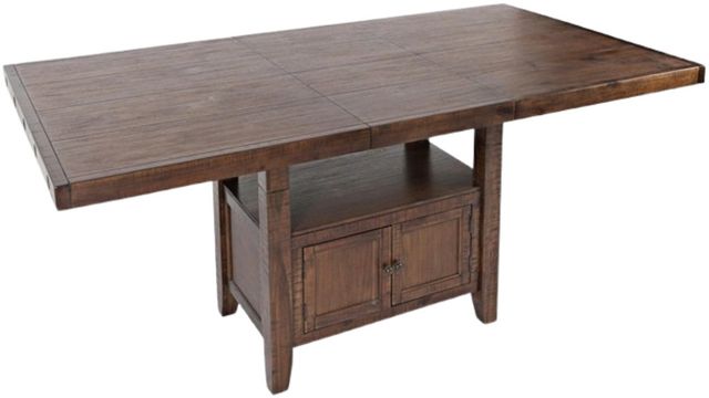 Jofran Inc. Mission Viejo Warm Brown High/Low Dining Table-3