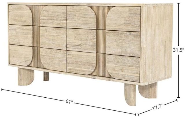 LH Home Haru 6-Drawer Dresser-1