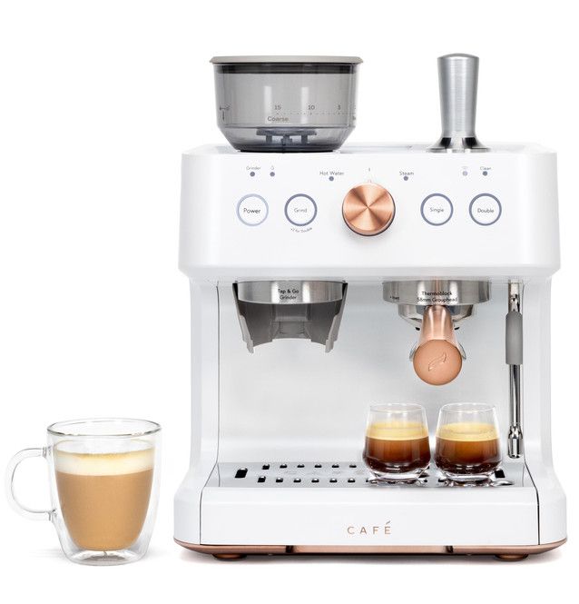 Café™ BELLISSIMO Semi Automatic Espresso Machine + Frother-2