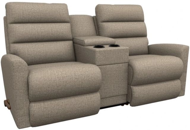 La-Z-Boy® Liam Fawn Manual Wall Reclining Loveseat with Console-0