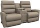 La-Z-Boy® Liam Fawn Manual Wall Reclining Loveseat with Console-0
