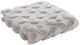Surya Hagen Silver Gray 50"x60" Throw Blanket-2
