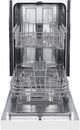 FORNO® Polo 18" White Front Control Built In Dishwasher-1