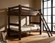 International Furniture Direct Forte Brown Youth Twin Top Bunk Bed-2
