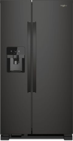 Whirlpool® 36 in. 24.5 Cu. Ft. Side-by-Side Refrigerator-Black