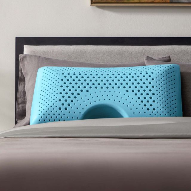 Malouf® Gel ActiveDough™ Memory Foam Queen Neck Support Pillow-1