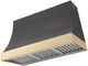 AGA Marquee 48" Slate Wall Mounted Range Hood with Polished Brass Trim-0