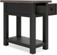 Signature Design by Ashley® Tyler Creek Grayish Brown End Table with Black Base -2