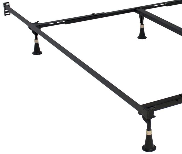 Home By Hollywood Lev-R-Lock® High Carbon Twin/Full/Queen with Center Support Bed Frame with Rollers-1