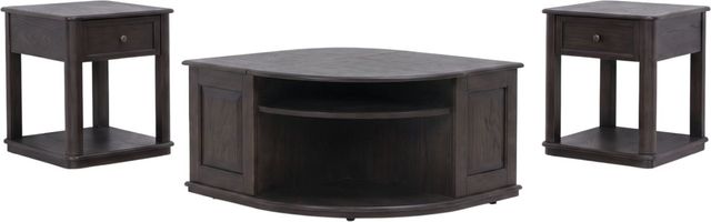 Liberty Furniture Wallace 3-Piece Aged Oak Occasional Table Set-0